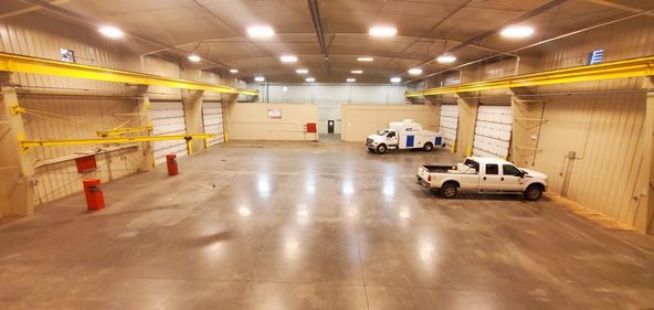 Functional +/-18,000+ SQ FT Shop on 3.11 Acres in Glendive, MT: 123 W Oregon Ln, Glendive, MT 59330